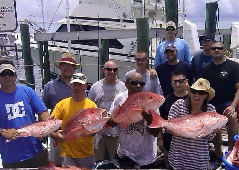 Group pic after good day of fishing