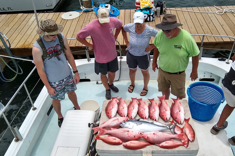 Group pic after good day of fishing