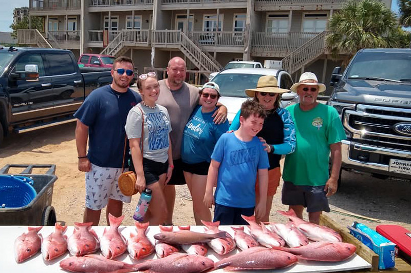 Group pic after good day of fishing