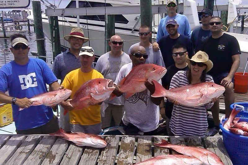 Group pic after good day of fishing