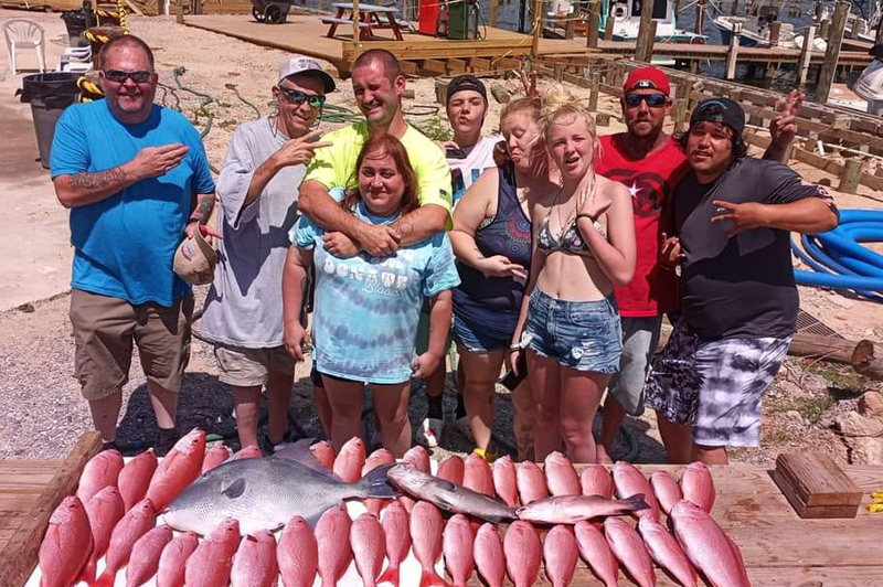 Group pic after good day of fishing