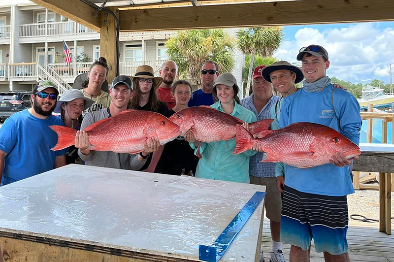 Group pic after good day of fishing